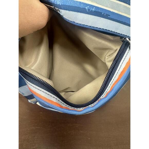 Tumi Crossbody Bag‎ Calera Multicolored Stripes Zipper Closure Adjustable Strap - Picture 4 of 11